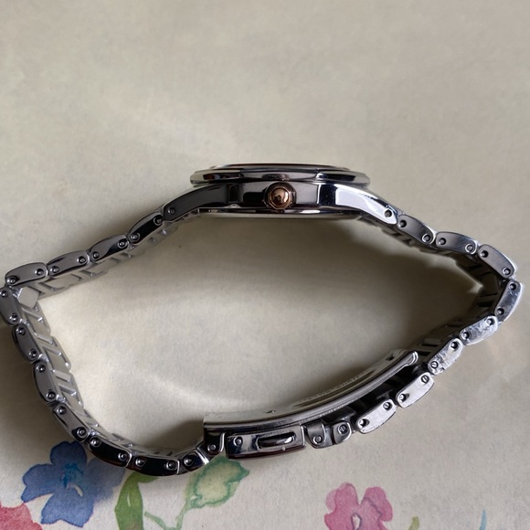 Beautiful Citizen Eco Drive E013-S121817 Diamond Dial Silver Men’s Dress Watch!! - Picture 7 of 14